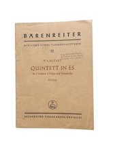 Partitur Mozart Quintett in ES