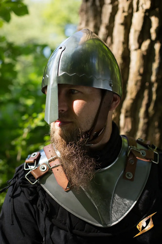 Mittelalter larp stahlhelm - mittelalter,