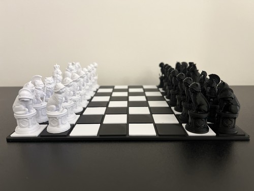 Schachset katzenfiguren mit - katzenfiguren,