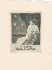 Exlibris Bookplate Radierung
