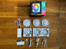3er Pack Thermaltake SWAFAN EX12 ARGB Premium Edition Gehäuselüfter 120 mm weiß