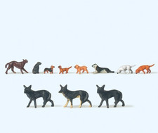 Preiser 79122 Hunde 11 Figuren
