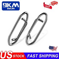 100Pcs Fishing Snap Stainless