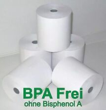 10 - 200 Thermorollen 57mm 50m 12mm Kassenrollen BPA-frei 57 50 12 ink VERSAND