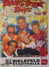 Backstreet Boys - Bielefeld 1996 Rare Original Tourposter