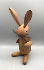 Großer Hase Natur Holz Figur