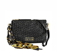 Versace Jeans Couture gesteppte Clutch Tasche mit Schulterriemen Neu
