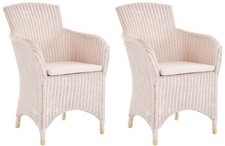 Set/2 Esszimmersessel Rattan