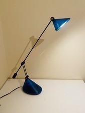 Vintage 90er Thekenhebel Schreibtischlampe minimalistisch schlankes Design verstellbar Retro