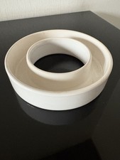 weiße KERAMIK  Steckschale