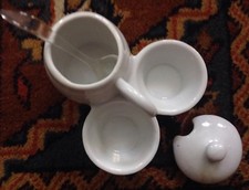 Porzellan Menage gemarkt , Modell 304 , Zustand 2- 