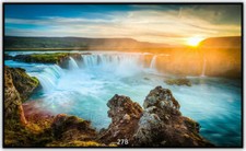 Könighaus Infrarotheizung - Bildheizung und schwarzer Rahmen inkl. Thermostat