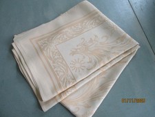 Tischdecke gelb mit Muster, ca. 120 cm  x 168 cm,  BW,