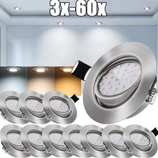 LED Einbaustrahler 230V Flach Spots 5W Deckenspot ultraslim Einbau Panel Leuchte