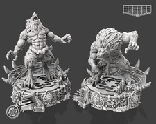Lykaner Miniatur Set Werwolf