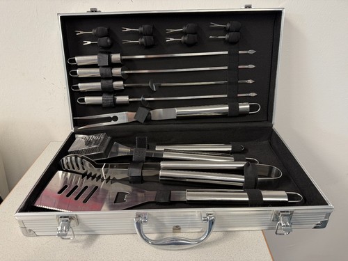 Grillkoffer grillbesteck set - grillkoffer,