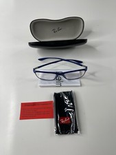 Rayban Brillengestell Liteforce blau in original Etui und Brillenputztuch