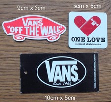 3 Aufkleber Sticker Vans
