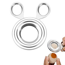 Edelstahl Eieröffner