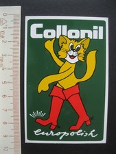 Collonil europolish Schuhputz Schuhcreme Sticker Aufkleber Reklame Werbung