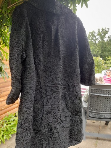 Pelzmantel schwarzer persianer - pelzmantel,