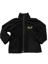 Fleecejacke Jungen Gr. 104 Schwarz