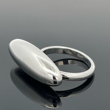 RING GR. 17 (CA.53) PALLADINIERT SCHMUCKJAGD