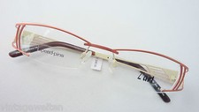 Brille ausgefallen Damenfassung Bohrbrille teilrand Marke Z'artDesign Grösse M