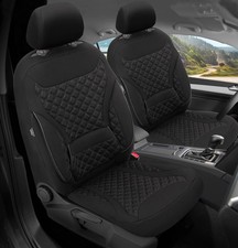 Schonbezüge Sitzbezüge für Dodge Journey Bj 2008-20 in Schwarz ZM4