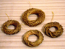 4 x Weidenkranz Kranz zum