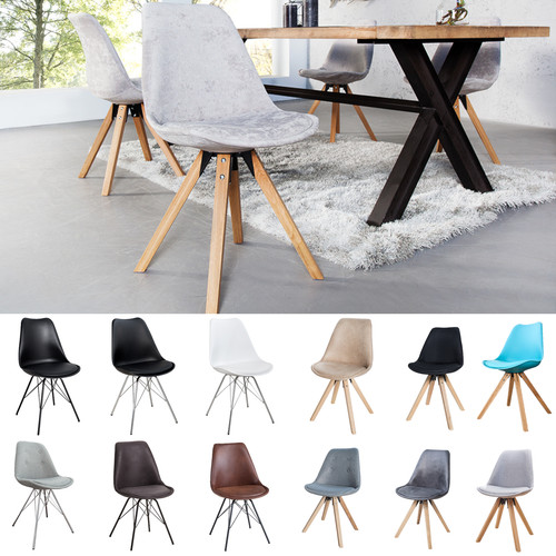 2er set retro stuhl - retro,