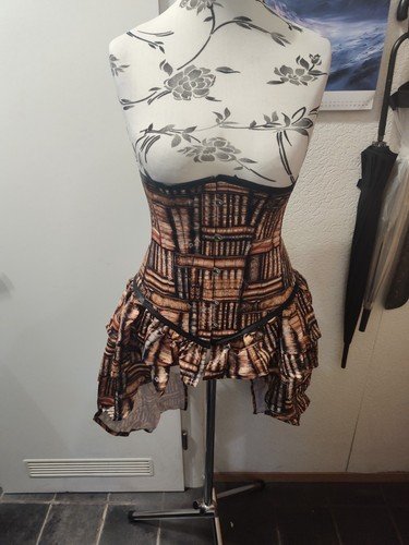 Corsage korsett steampunk - corsage,