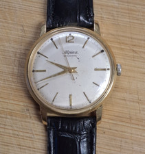 ALPINA Standart Vintage Herrenuhr Uhr Armbanduhr Handaufzug 34mm Cal. 598E