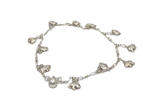 Elegantes silberarmband mit - elegantes,