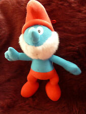 Papa Schlumpf Plüschfigur mit wenig Plüsch 23 cm