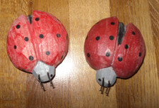 2x Marienkäfer Erzgebirgische