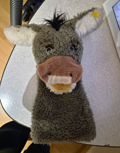 Steiff handpuppe esel - steiff,