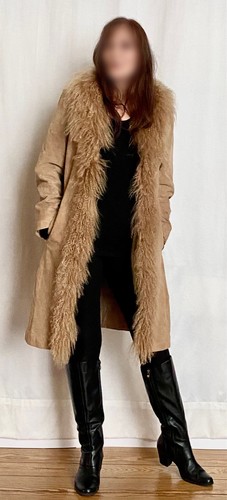 Tibetlamm wildleder mantel - tibetlamm,