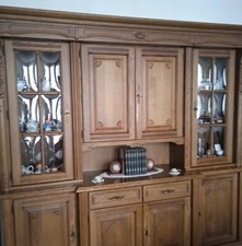 vitrienenschrank  Eiche