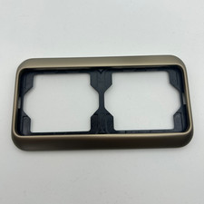 Busch Jaeger 1722-21 alpha nea bronze 2 fach Rahmen WAAGERECHT N lesen