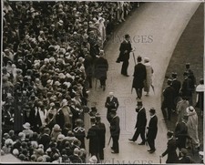 1930 Press Photo Royal garden