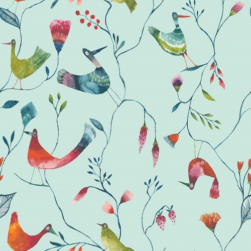 Wachstuchtischdecke birds - wachstuchtischdecke, "birds"