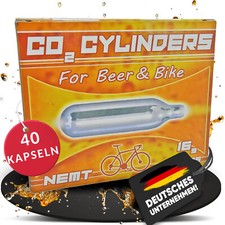 40 x Nemt Bierkapseln Co2 16g Patronen für Biermaxx, Bierzapfanlage