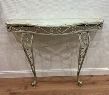 Wandkonsole - Eisen - beige - zerlegbar - Konsole - Sideboard