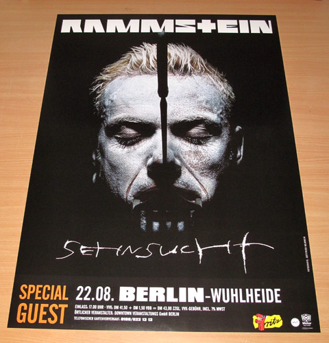 Rammstein konzert berlin 1997 - konzert,