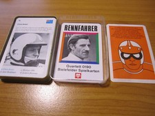 altes Quartett "Rennfahrer" von Bielefelder (1971)