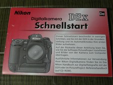 NIKON D2s Digitalkamera Schnellstart Kurzanleitung Gebrauchsanleitung Bedienung
