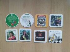 8 Bierdeckel Bischoff, Elwedritsche, Oberpfälzer Bierkönigin, 300 J. Bischofshof