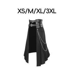 Herren Punk Rock Faltenrock