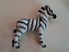 Vintage Zebra mit Fell
